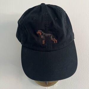 Ralph Lauren embroidered Rottweiler dog baseball cap/hat
